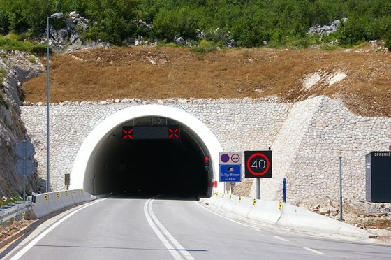 Obavijest o zatvaranju tunela sv. Ilija na državnoj cesti DC76, dionica 1